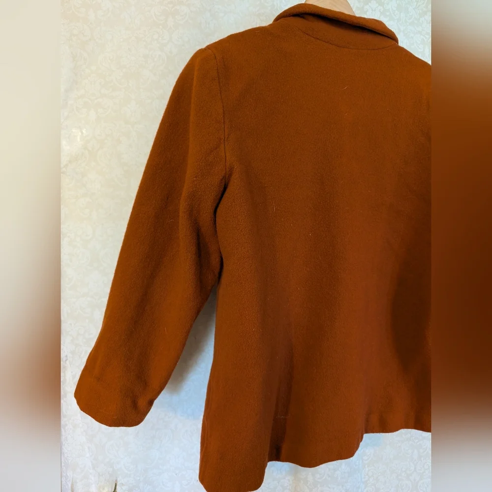 PENDLETON Wool Petite Rust Brown Jacket‎ - Picture 11 of 16